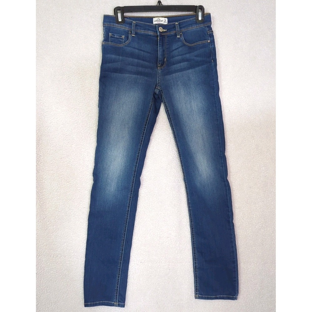 Jordache Youth Girls Size 16 Medium Wash Mid Rise‎ Skinny Jeans